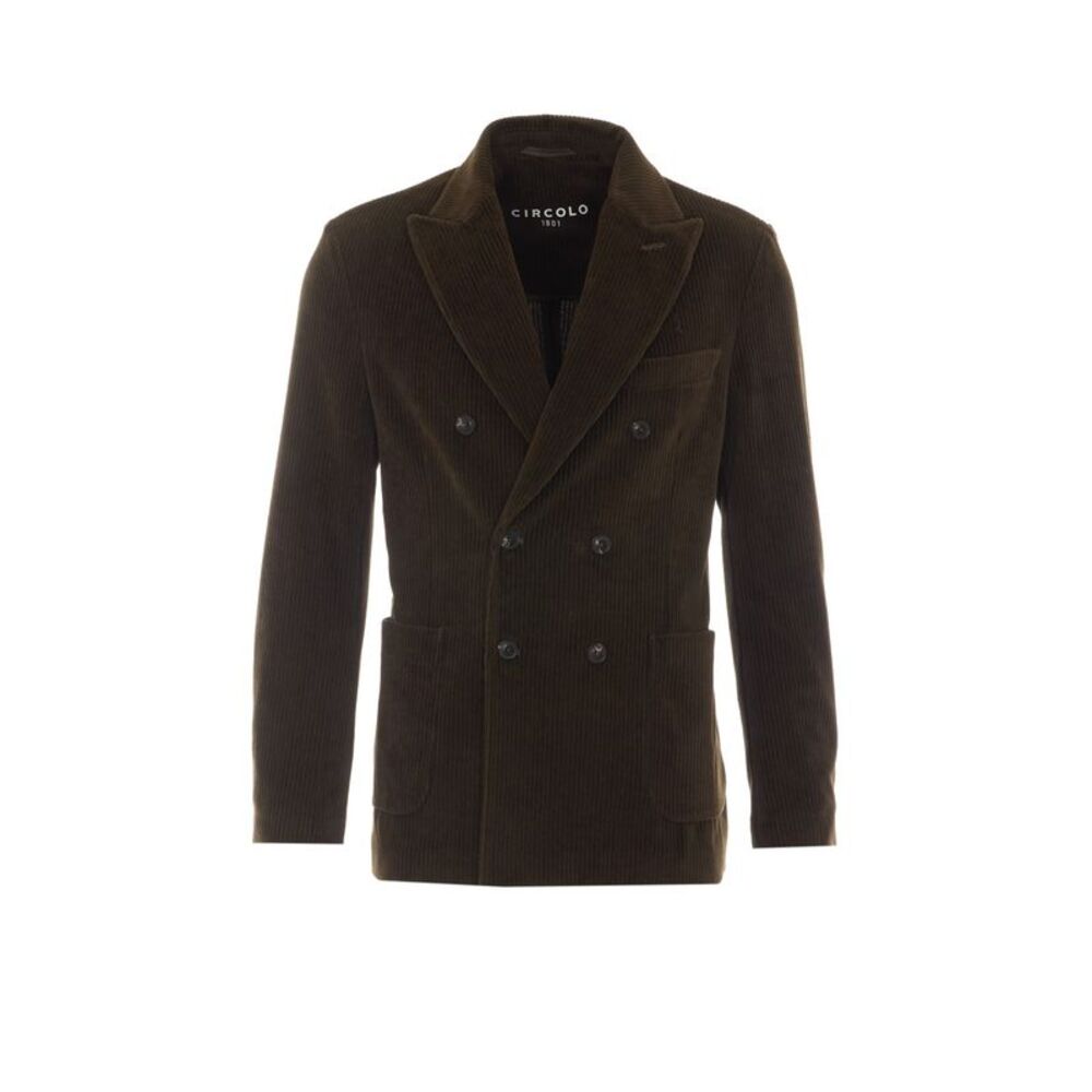 Circolo 1901 Men Velvet Double Breasted Jacket